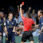 Modric sees red in Real Madrid win