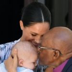 ?Baby Archie meets Archbishop Tutu on royal tour