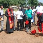 Bethel Society cuts sod for construction of multi-purpose building at Adenta