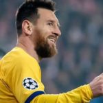 Messi makes history in Barca win at Prague