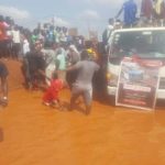 Kpone Katamanso residents protest over bad roads