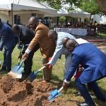 ?Opoku Prempeh cuts ?sod for construction of ?multipurpose twin tower ?and 2 hotels for UPSA