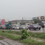 ?Accra in gridlock as rain pound city