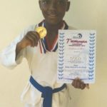 ?Young Afutu wins gold ?at Norlympics Taekwondo