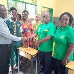GOSA ’85 presents mono desks to alma mater