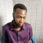 Man in police grabs for stealing car