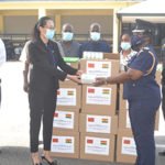 Company based in China donates assorted food supplement to Ghana Police Service