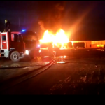 Fire engulfs fuel tanker yard at Kpone