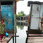 80% of Kpandai communities declared open defecation free.