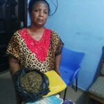 47- year-old woman arrested for allegedly possessing cannabis