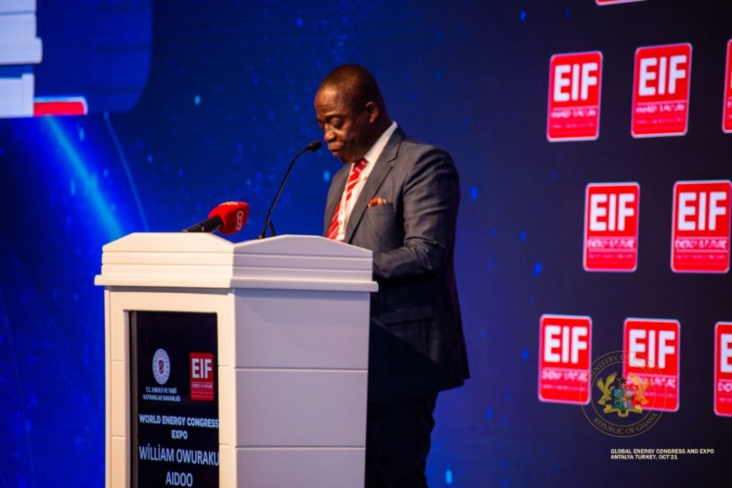 Owireku Aidoo makes a case for Ghana’s energy sector…calls for more Investment.