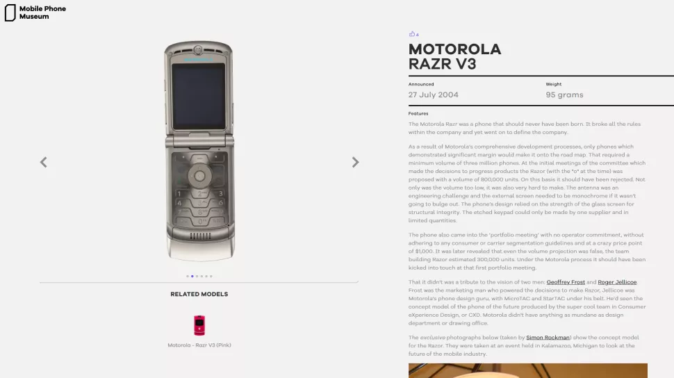 Remember your old mobile phones with this new online museum