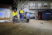 • The vehicle tried to avoid police and careered into a nearby shop in Morahalom