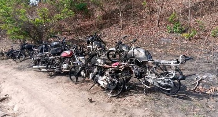 • Several motorcycles used by attackers in Niger were destroyed and communications equipment recovered