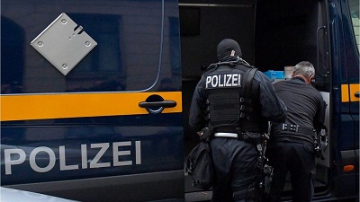 Police searched several properties in the state capital Dresden and nearby Heidenau