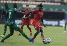 • A scene from the Sierra Leone versus Equatorial Guinea gamewhose