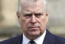 FILE - Britain's Prince Andrew attends the Sunday service at the Royal Chapel of All Saints at Royal Lodge, Windsor, following the death announcement of his father, Prince Philip, in England, April 11, 2021. When Jeffrey Epstein’s longtime companion Ghislaine Maxwell goes on trial next week, the accuser who captivated the public most, with claims she was trafficked to Britain’s Prince Andrew and other prominent men, won’t be part of the case. U.S. prosecutors chose not to bring charges in connection with Virginia Giuffre, who says Epstein and Maxwell flew her around the world when she was 17 and 18 for sexual encounters with billionaires, politicians, royals and heads of state. (Steve Parsons/Pool Photo via AP, File)