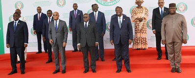 President Akufo-Addo (middle) with other head of states after the meeting