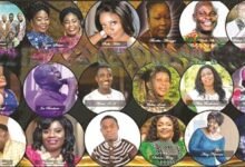• Some Ghanaian gospel musicians