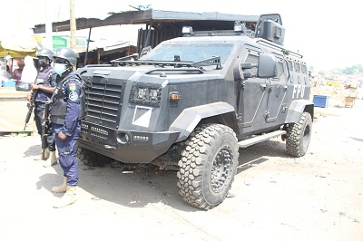 Some of the armed police men at Mamobi (2)