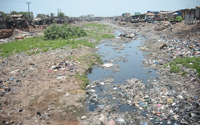 Plastic clog our open drainage which blocks underground sewerages lines leading to frequent flooding and pollution.