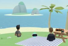 Mark Zuckerberg created a basic virtual world using Builder Bot, commanding the AI to add features such as an island, trees and a beach