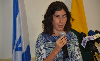 Ms Ayelet Levin Karp speaking at event