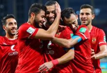 Al Ahly celebrating their win
