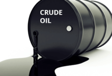Barrel of crude oil