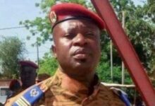 Burkina Faso Interim President Lt Col Sandaogo Damiba