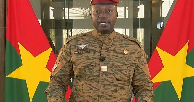 Burkina Faso Interim Leader Lt Col Sandaogo Damiba