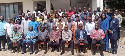 Mr Daniel Botwe (seated 3rd from left) with participants