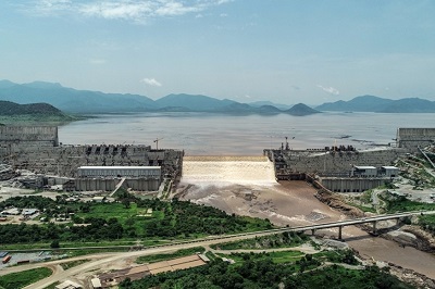 Power generating from the disputed dam
