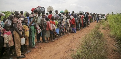 Some 1.7million people have been forced to flee their homes in Ituri