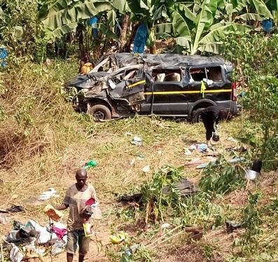 2 policemen, 4 others killed in gory accident on Asikuma-Peki-Kpeve Highway