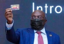 Vice President, Dr. Bawumia launching the E-Travel Card