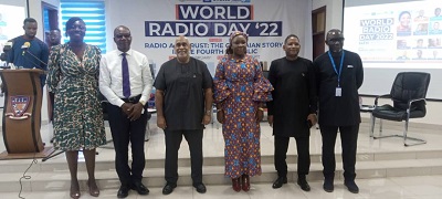 Mrs. Fatimatu Abubakar (third from right) with the dignitaries after the programme