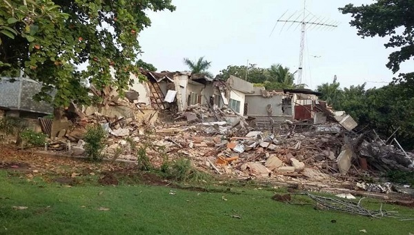 The demolition of Bulgarian Embassy in Accra