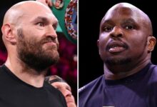 Fury (left) and Whyte set to meet on April 23