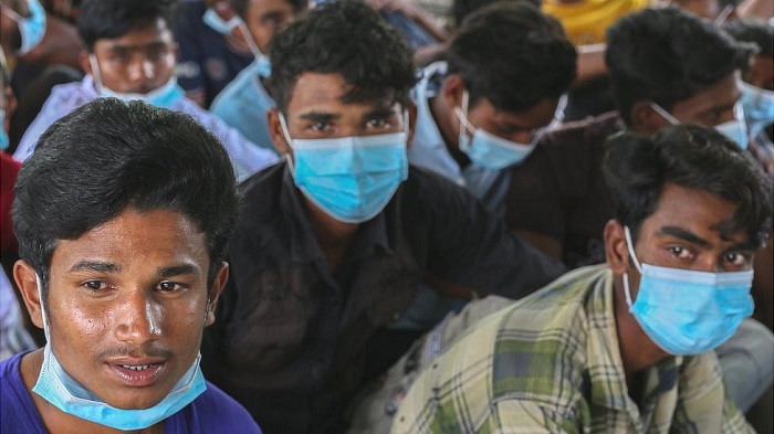 Rohingya Muslims are continuing to flee Myanmar