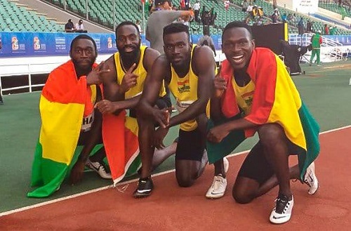 • Ghana's 4×400 relay team