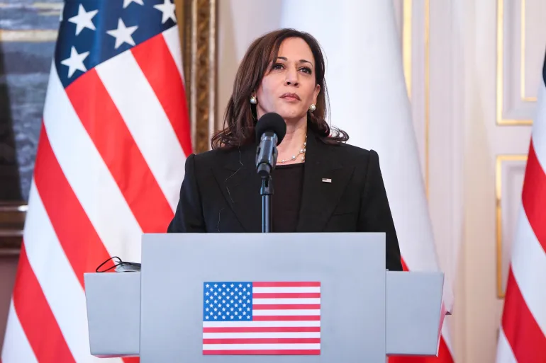 In Warsaw, Harris reiterates US commitment to defend 'every inch of NATO territory