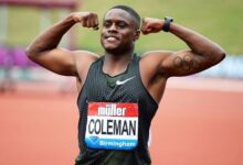• Coleman - Reigning outdoor 100m champion