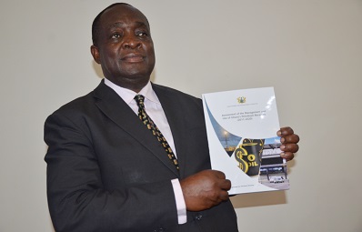 Prof. Kwame Adom Frimpong, Chairman of PIAC launching the report (2)
