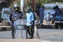 Sudan's Central Reserve Police crackdown on protesters