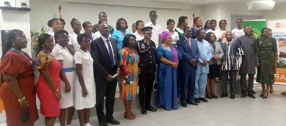 Inductees and stakeholders in the health sector after the event