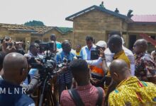Mr Owusu-Bio in an interview with the media after inspecting the progress of work on the temporal facility