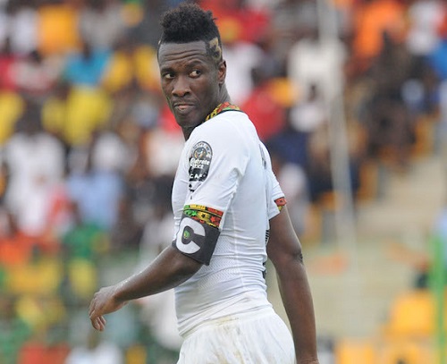 Asamoah Gyan of Ghana during of the 2015 Africa Cup of Nations Quarter Final match between Ghana and Guinea at Malabo Stadium, Equatorial Guinea on 01 February 2015 Pic Sydney Mahlangu/BackpagePix