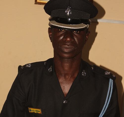 Chief Superintendent Alexander Kweku Obeng,Director Police Public Affairs