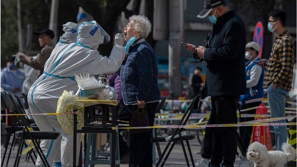 Three elderly people were reported to have died in the latest outbreak in Shanghai